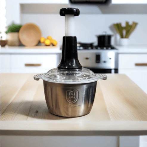 *🥕 Heavy-Duty Stainless Steel Vegetable Chopper – Your Kitchen’s and Eco-Friendly! 🧅*