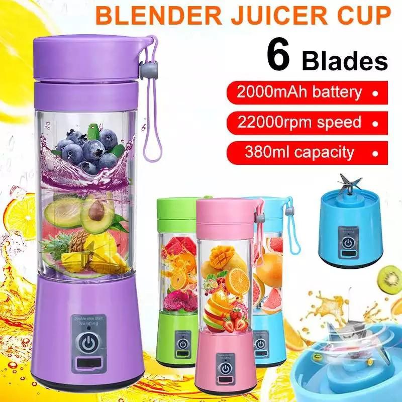 *🍹 Fresh Juice Anywhere, Anytime – Mini Portable Juicer!*