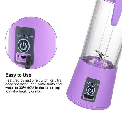 *🍹 Fresh Juice Anywhere, Anytime – Mini Portable Juicer!*