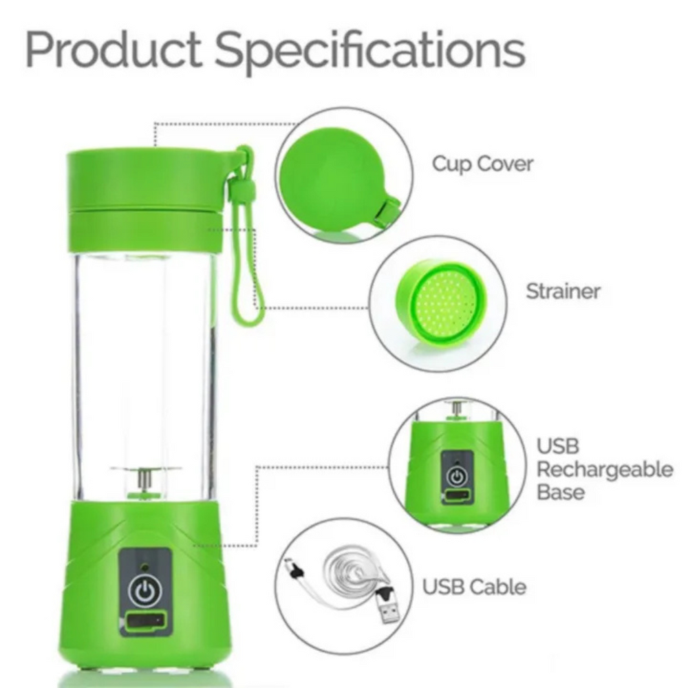 *🍹 Fresh Juice Anywhere, Anytime – Mini Portable Juicer!*