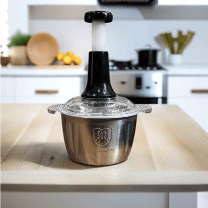 *🥕 Heavy-Duty Stainless Steel Vegetable Chopper – Your Kitchen’s and Eco-Friendly! 🧅*
