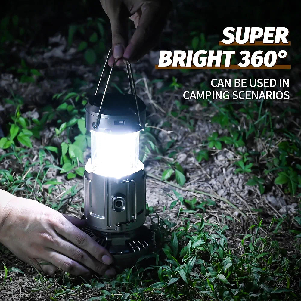 *LumaGlow Retro Camping Lantern – Vintage Charm, Modern Power!*