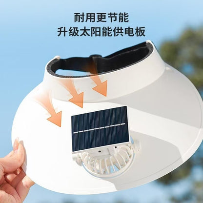 *SolarCool Fan Visor – Stay Fresh, Stay Stylish! ☀️🧢*