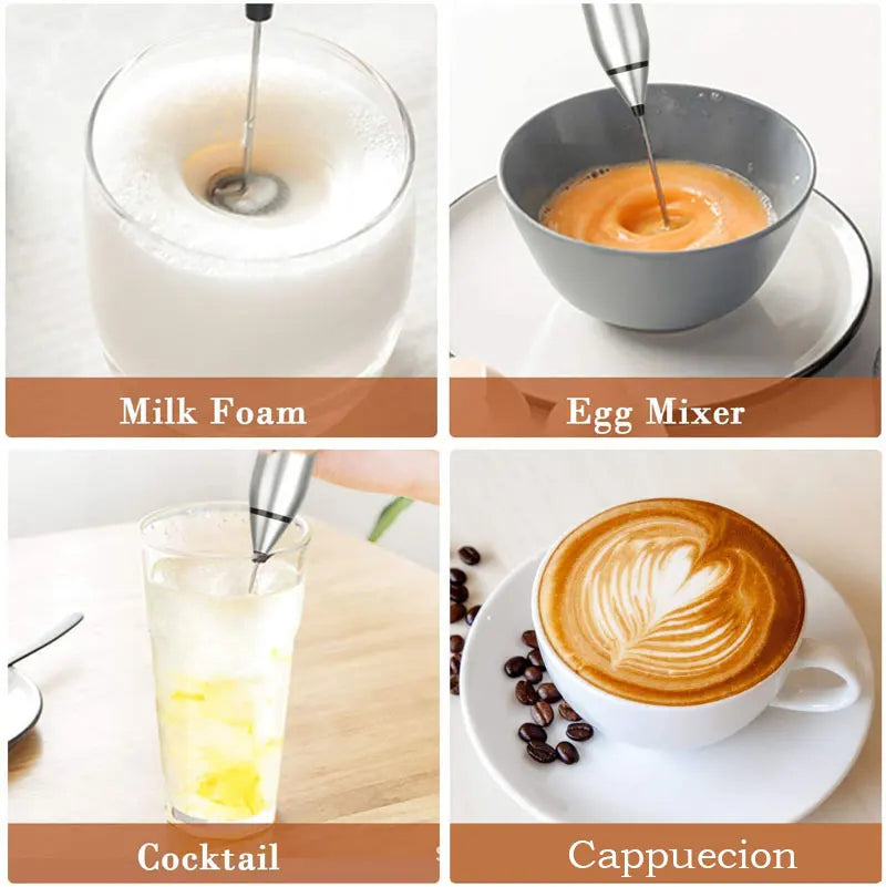 Effortless Latte Art: Rechargeable 2-in-1 Electric Cafe Maker That Brings Quality in Homes