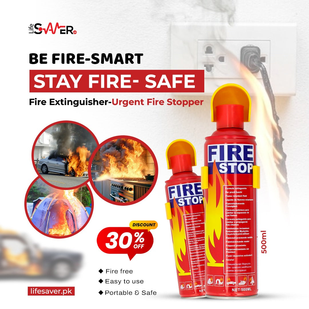 *🔥 Stay Safe, Act Fast – Fire Stop Spray! 🔥*
