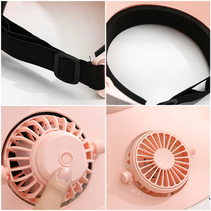 *SolarCool Fan Visor – Stay Fresh, Stay Stylish! ☀️🧢*