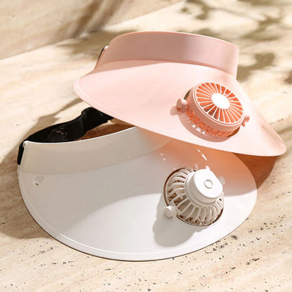 *SolarCool Fan Visor – Stay Fresh, Stay Stylish! ☀️🧢*