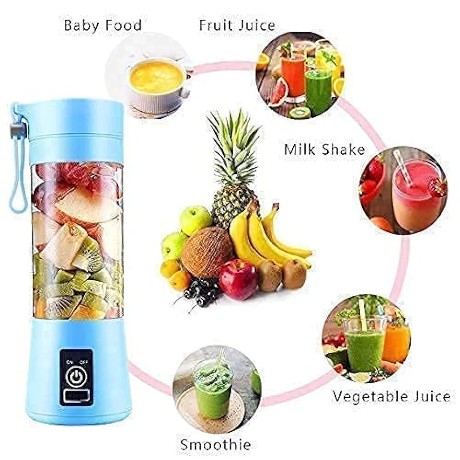 *🍹 Fresh Juice Anywhere, Anytime – Mini Portable Juicer!*