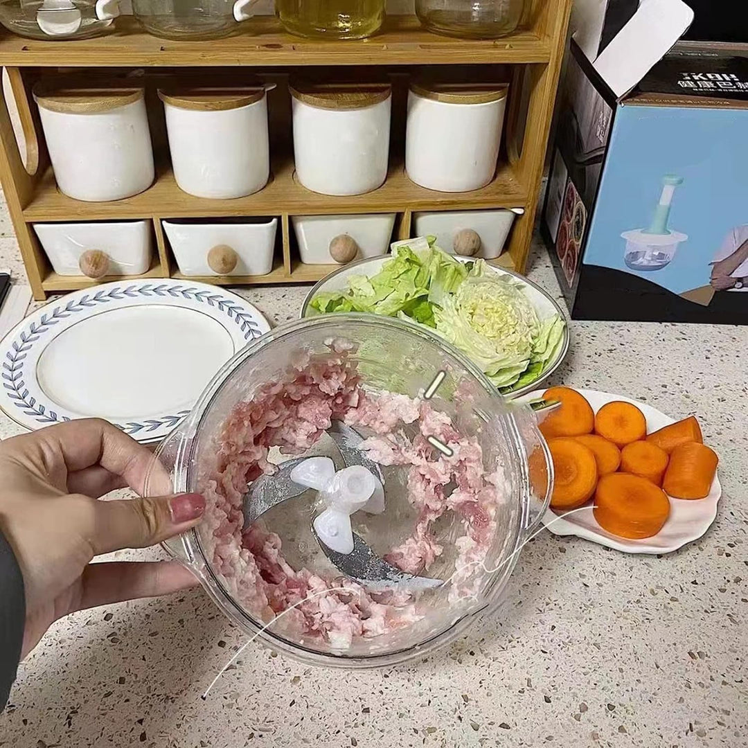 *SwiftChop Pro – Manual Food Chopper with High-Speed Precision Blades*