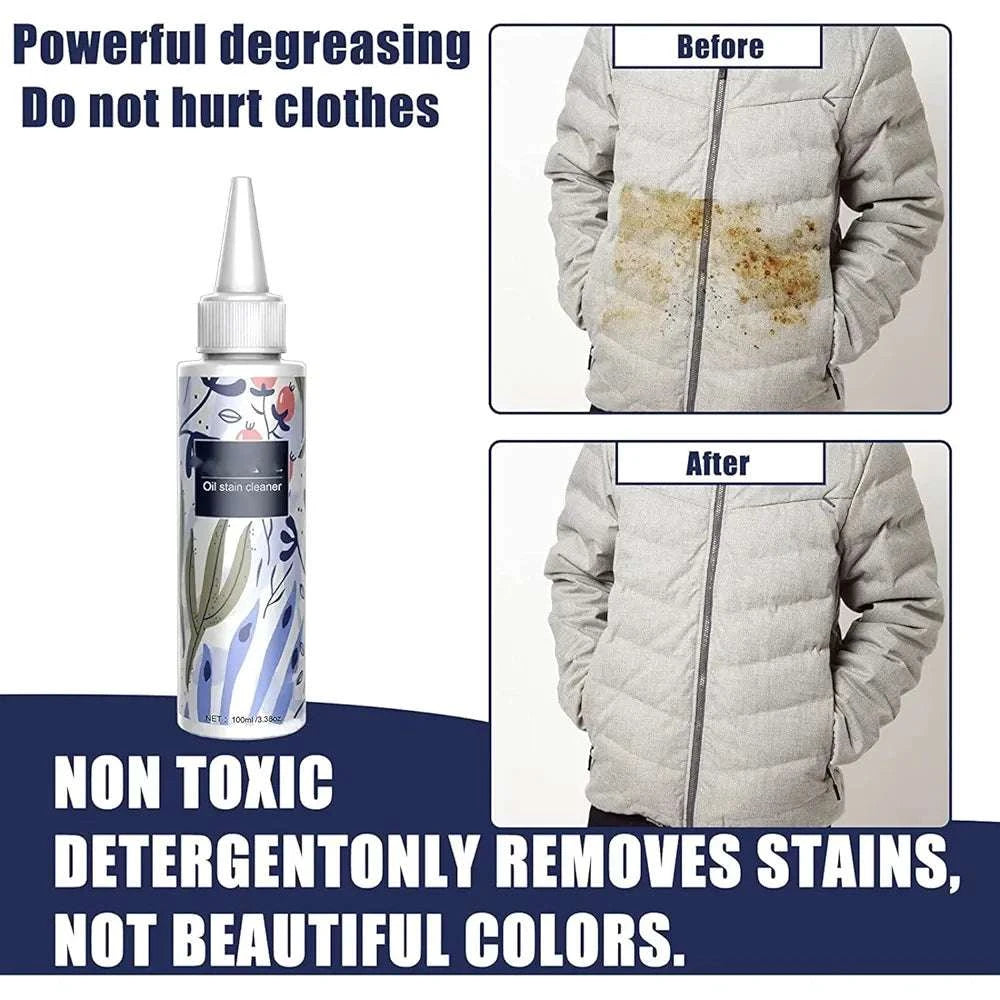 *🧼 Ultimate Oil Stain Remover – Restore Your Fabrics Instantly! ✨*
