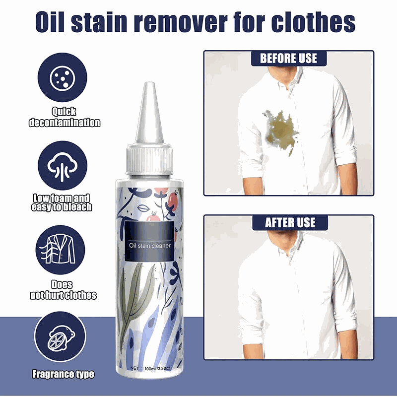 *🧼 Ultimate Oil Stain Remover – Restore Your Fabrics Instantly! ✨*