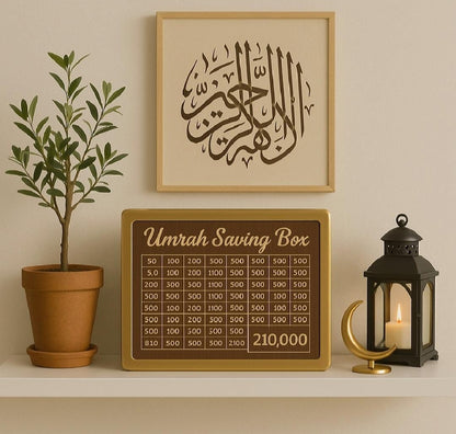 Umrah Saving Box – Step Closer to the Kaaba (Buy 1 Get 1 Free-Limited time offer)