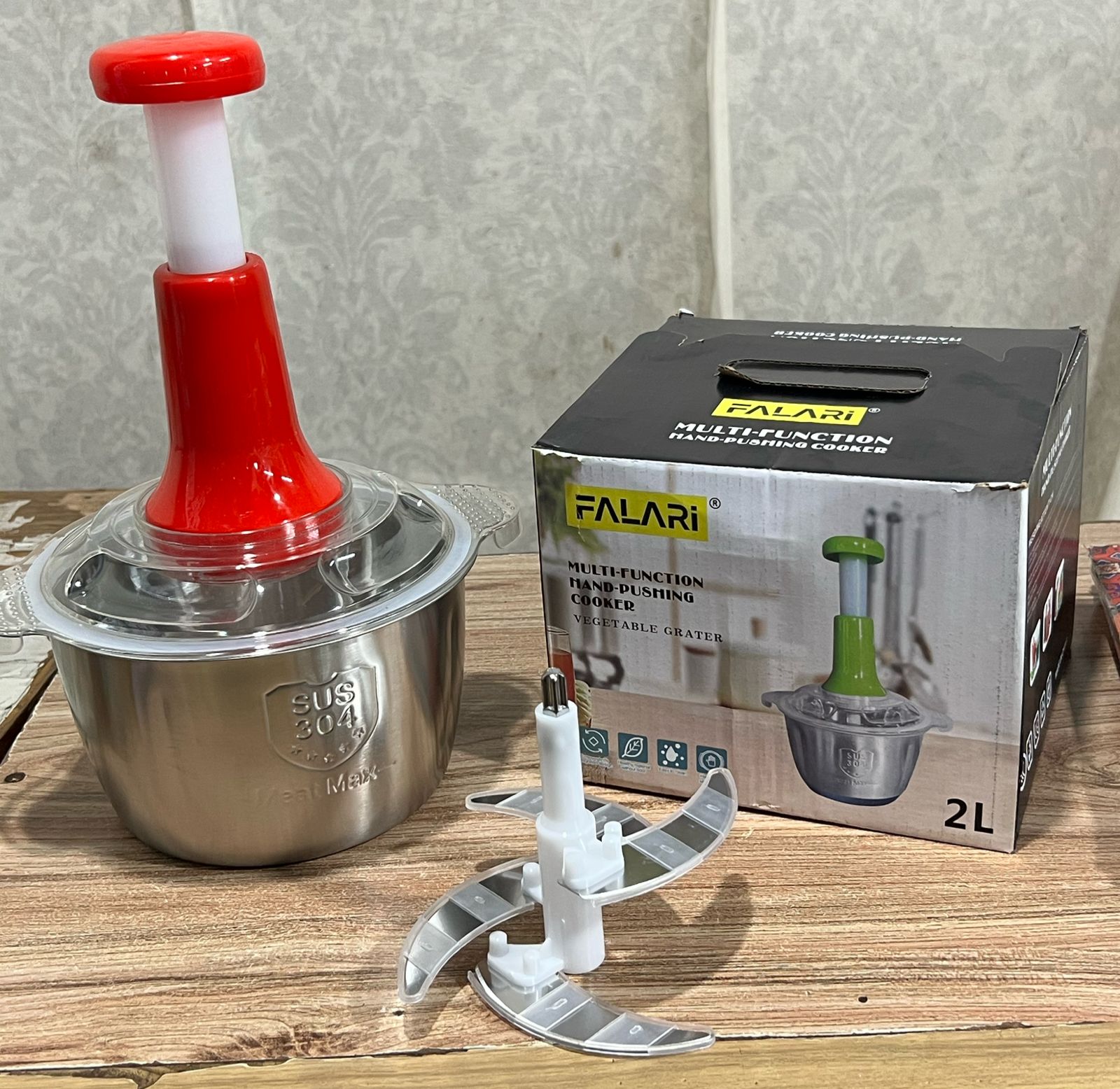 *🥕 Heavy-Duty Stainless Steel Vegetable Chopper – Your Kitchen’s and Eco-Friendly! 🧅*