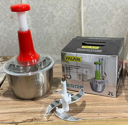 *🥕 Heavy-Duty Stainless Steel Vegetable Chopper – Your Kitchen’s and Eco-Friendly! 🧅*