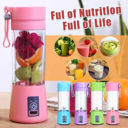 *🍹 Fresh Juice Anywhere, Anytime – Mini Portable Juicer!*