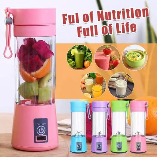 *🍹 Fresh Juice Anywhere, Anytime – Mini Portable Juicer!*
