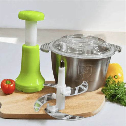 *🥕 Heavy-Duty Stainless Steel Vegetable Chopper – Your Kitchen’s and Eco-Friendly! 🧅*