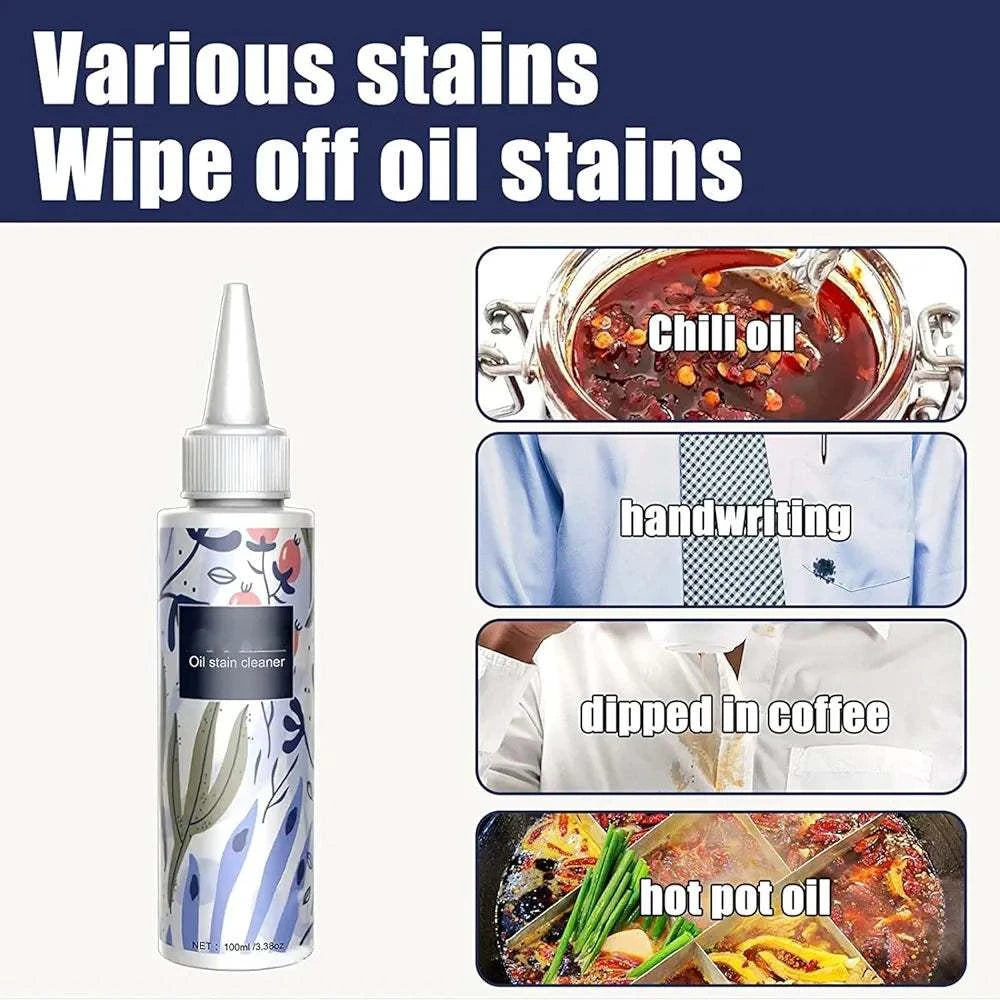 *🧼 Ultimate Oil Stain Remover – Restore Your Fabrics Instantly! ✨*