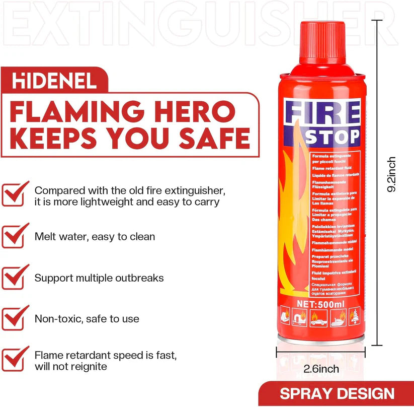 *🔥 Stay Safe, Act Fast – Fire Stop Spray! 🔥*